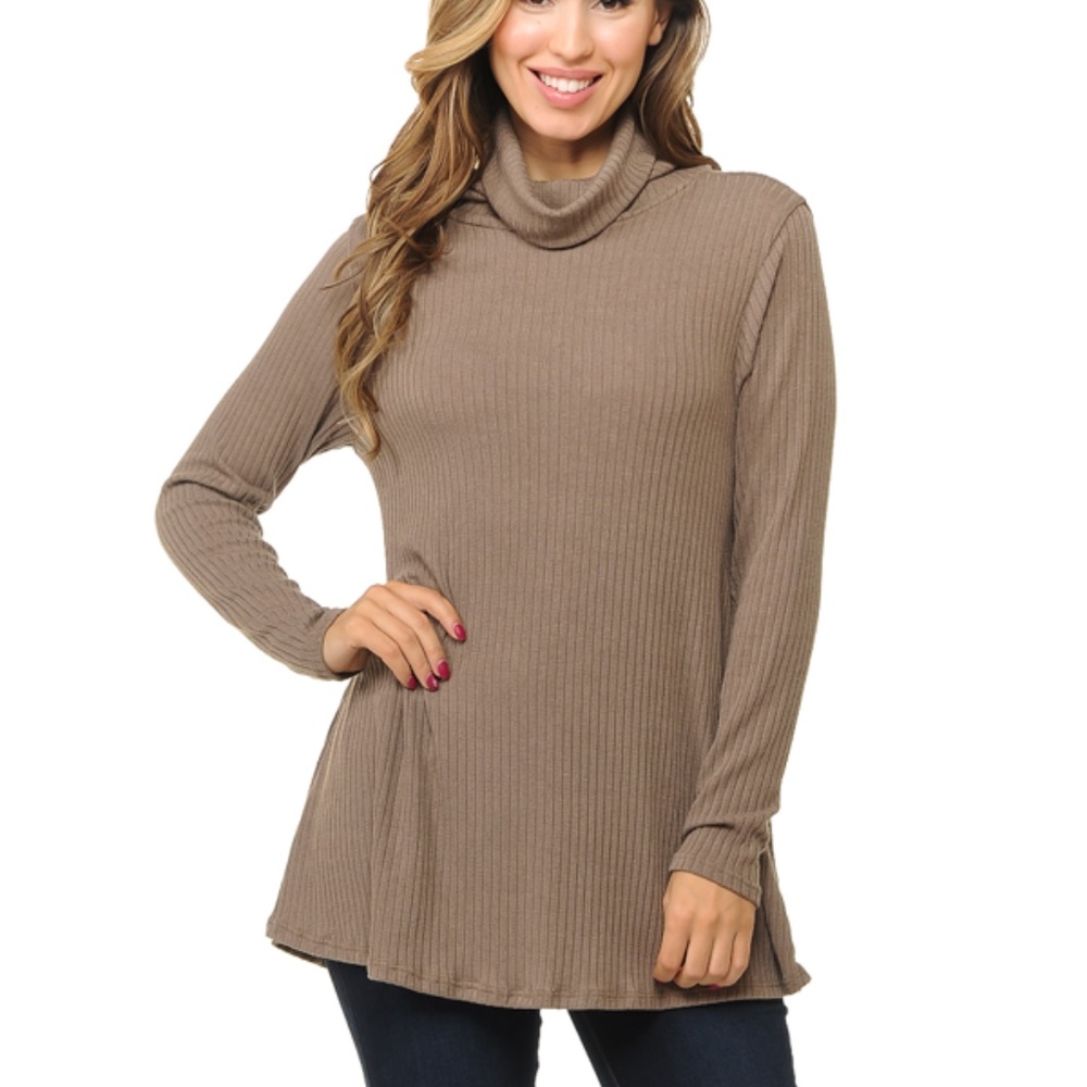 Taupe Long Sleeve Tunic